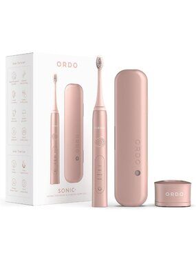 Sonic Electric Toothbrush with Travel Case, 4 Modes, Rose Gold - Ultimate Oral